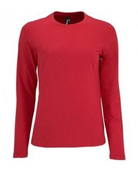 Sol's - Ladies Imperial Long Sleeve T-Shirt - Lyst