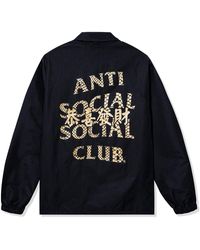 ANTI SOCIAL SOCIAL CLUB - Anti Social Club Assc Calm Coaches Jacket - Lyst