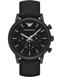 Emporio Armani - Luigi Watch Ar1970 Leather (Archived) - Lyst