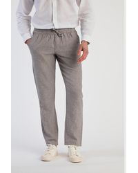 Tokyo Laundry - Linen Blend Straight Leg Trousers - Lyst