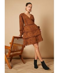 Oasis - Sorrel Faux Suede Western Ankle Boots - Lyst