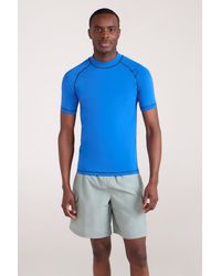 Mountain Warehouse - Uv Rash Vest Sun Protection Quick Drying Swimwear Stretchy Beach Surf Top Nylon - Lyst