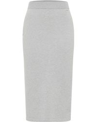 Dreimaster - Gebreide Rok Melange - Lyst
