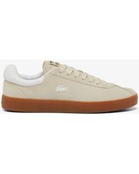 Lacoste - Baseshot Suede Trainers Size 7 - Lyst