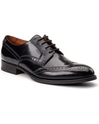 Base London - Bell Herrenschuhe Aus Schwarzem Leder - Lyst