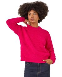 Roman - Pointelle Stitch Knit Jumper - Lyst