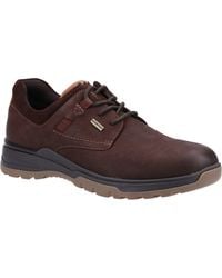 Hush Puppies - Pele Leather Nubuck Lace-Up Shoes - Lyst