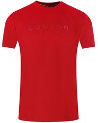 Aquascutum - London 1851 Tape Logo T-Shirt - Lyst