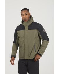Brave Soul - Colour Block Hooded Jacket - Lyst