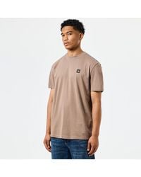 Weekend Offender - Diaz Check Detail T-Shirt - Lyst