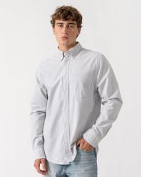GANT - Regular Fit Brushed Oxford Stripe Shirt - Lyst