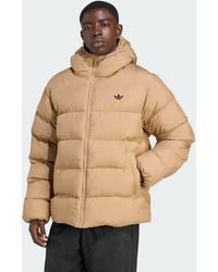 adidas - Tonal Hooded Puffer Jacket - Lyst