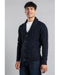 Tokyo Laundry - Shawl Neck Cable Knit Cardigan - Lyst
