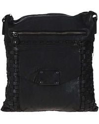 Ashwood Leather - 'Estasi' Woven Classic Large Vintage Crossbody Bag - Lyst