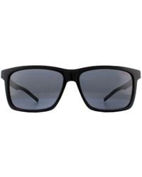 BOSS Hugo Boss By Rectangle Sunglasses in Blue for Men | Lyst UK