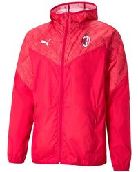 PUMA - Ac Milan 2020-21 Warmup Jacket - Lyst
