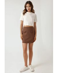 Hiccup - Pika Collection Mini Skirt With Fake Pockets - Lyst