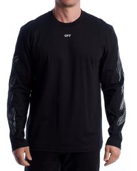Off-White c/o Virgil Abloh - Long Sleeve T-Shirt Scribble Diags 44Mab086G5J0051001 - Lyst