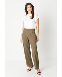 PRINCIPLES - Belted Wide Leg Trouser - Lyst