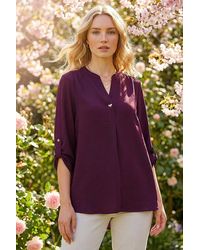 Roman - Heart Button Detail Shirt - Lyst