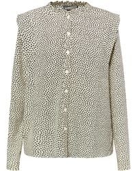 Dreimaster - Langarmbluse Damen/Schwarz - Lyst