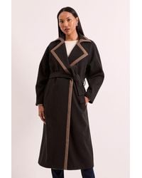 Wallis - Principles By Contrast Wrap Coat - Lyst