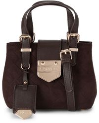 Carvela Kurt Geiger - Suedette Maria Micro Weave Bag - Lyst