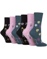 Gentle Grip - 6 Pairs Ladies Non Elastic Soft Top Diabetic Socks - Lyst