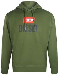 DIESEL - New D Logo Hoodie Cotton - Lyst