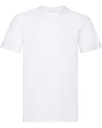 Fruit Of The Loom - Super Premium Plain T-Shirt Cotton - Lyst
