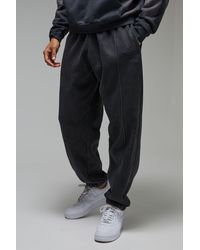 BoohooMAN - Training Dept Washed Pin Tuck Oversized Sweatpants - Lyst