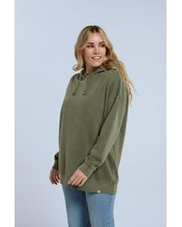 Mountain Warehouse - 'Amber' Relaxed Hoodie With Elasticated Cuffs & Hem Cosy Pullover Cotton - Lyst