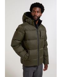 Mountain Warehouse - 'Frost' Padded Down Jacket Water Resistant Warm Hooded Puffer Winter Coat Polyamide - Lyst