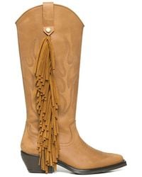 Steve Madden - Leather Wessel Boot Browns - Lyst