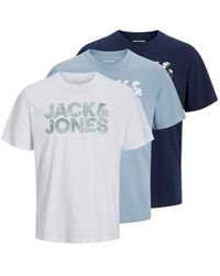 Jack & Jones - 3 Pack Crew Neck T-Shirt - Lyst