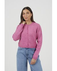 Brave Soul - Soft Touch Crew Neck Cardigan - Lyst