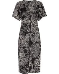 Dreimaster - Jurk Zwart Wit - Lyst
