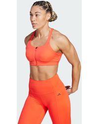 adidas Originals - Tlrd Impact Luxe High-Support Zip Bra - Lyst