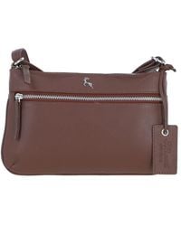 Ashwood Leather - 'Swansea' Real Crossbody Bag - Lyst
