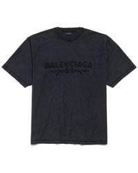 Balenciaga - Logo Patch T-Shirt - Lyst