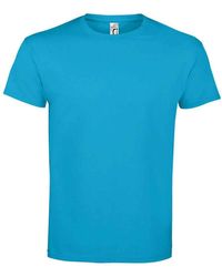 Sol's - Imperial Zwaar T-shirt Voor Volwassenen (aqua) - Lyst