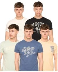 Duck and Cover - Haltecks Assorted Designs T-Shirt (Pack Of 5) (Multicoloured) - Lyst