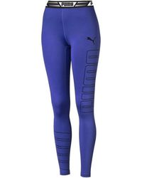 PUMA - Logo Leggings Textile - Lyst