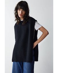 Warehouse - Knitted Longline Tunic - Lyst