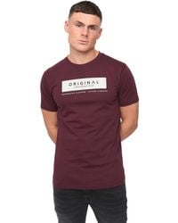 Crosshatch - Adults Cotton Tshirt Jamstate Tee Textile - Lyst