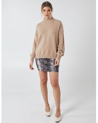 Blue Vanilla - Snake Skin Faux Leather Skirt - Lyst