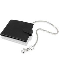 Woodland Leathers - Leather Chain 4.5" Rfid Multi Pocket Wallet - Lyst