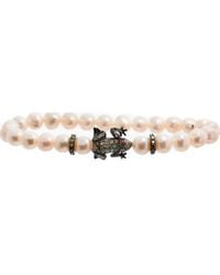 Lancaster - Jla-Br-Frog-3-Wh Ladies Bracelet - Lyst