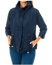 La Martina - Womenss Long-Sleeved High-Neck Jacket With Adjustable Drawstring - Lyst
