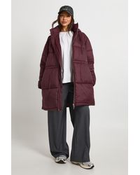 Boohoo - Hooded Cinched Waist Puffer Jacket - Lyst
